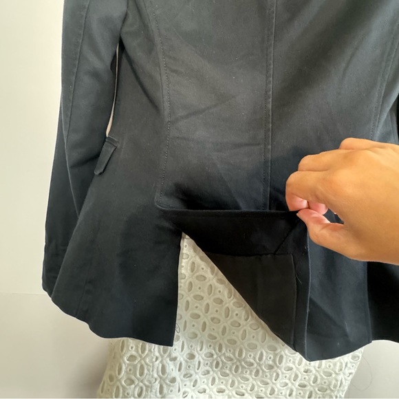Bluish black Banana Republic  stretch blazer size  0 but fits up to meduim *c1 - Picture 16 of 16